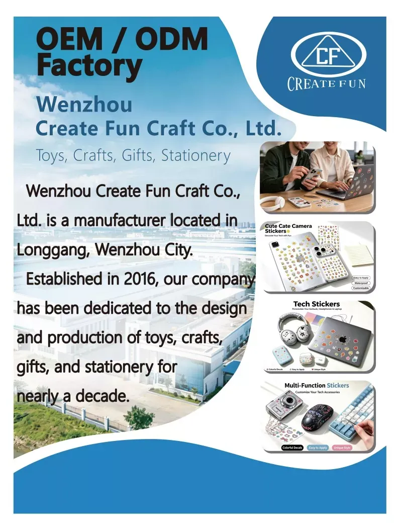 Wenzhou Create Fun Craft Co., Ltd. skinner på Global Expo: Et tiår med innovasjon innen tilpassede klistremerker og DIY-leker